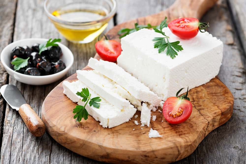 Sheep milk cheeses from the cheese dairy